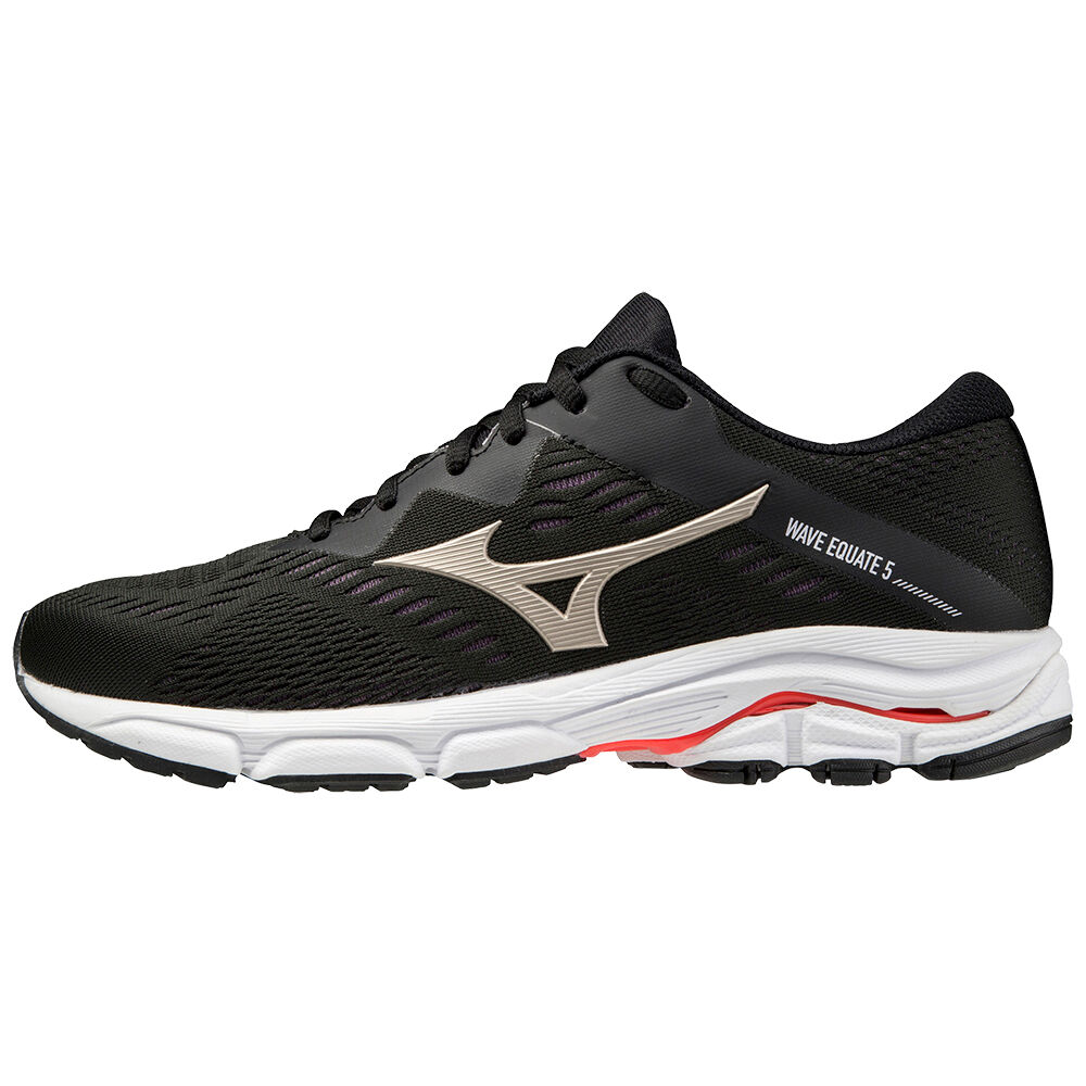 Mizuno Wave Equate 5 Női Futócipő Fekete/Arany/Piros IAF815069